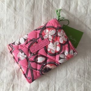 Vera Bradley Blush Pink Petite Trifold Wallet